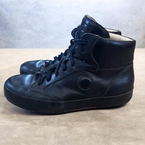 Rone The Ninety black leather high top Mens Size 11